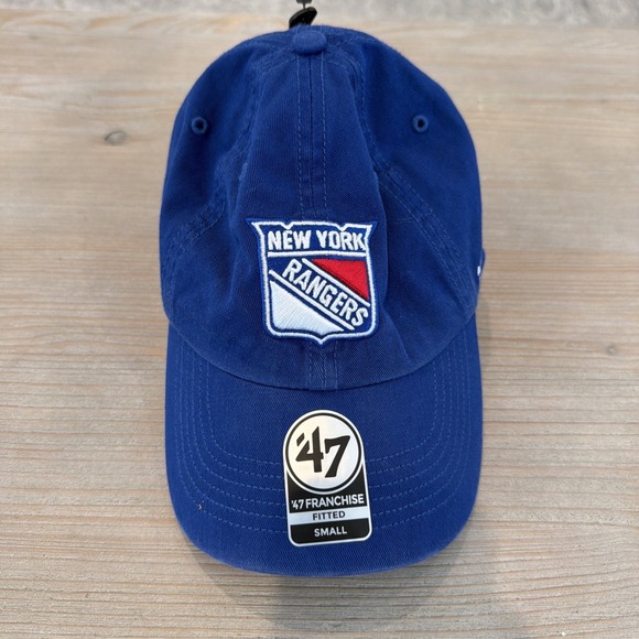 '47 Other - New York Rangers '47 Brand Blue Fitted Franchise Hat Small S New